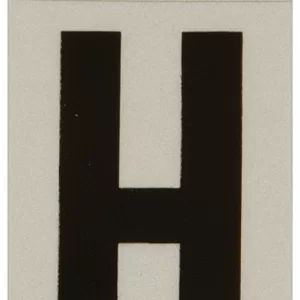 REFLECTIVE VINYL LETTER H 1"
