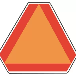SLOW MOVING EMBLEM SIGN