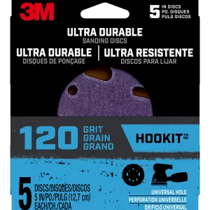 SANDING DISC 5" 120G HL 5P