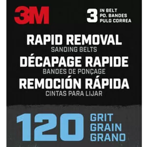 SANDING BELT 3X18 120 GRIT