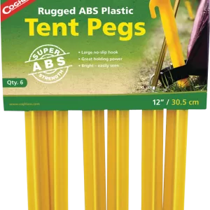 TENT PEGS 12" ABS 6PK