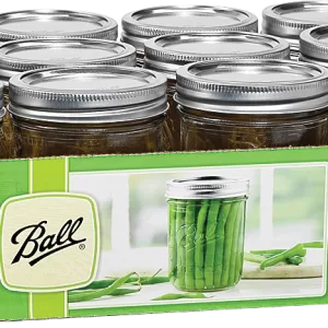 CANNING JARS WIDE PINT 12PC