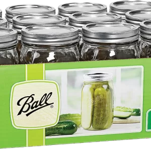 CANNING JARS WIDE QUART 12PC