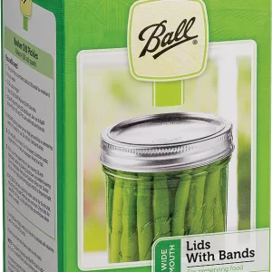 CANNING JAR LIDS&RINGS WIDE