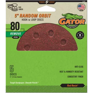 SANDING DISC 5" 80G HL 5P