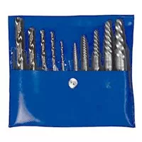 SCREW EXTRACTOR/BIT SET 10PC