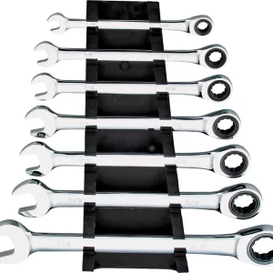 RATCHET WRENCH SET SAE 7PC