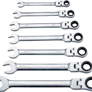 RATCHET WRENCH SET SAE 7PC