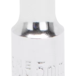 SOCKET MET 6PT 5MM 1/4D