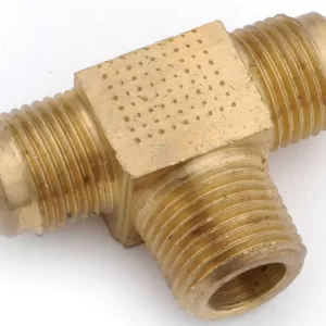 TEE 3/8" FLARE X 3/8" MPT