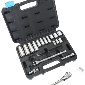 SOCKET SET MET 20PC 3/8D