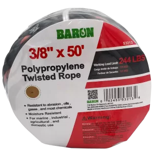 TRUCK POLY ROPE 3/8X50'