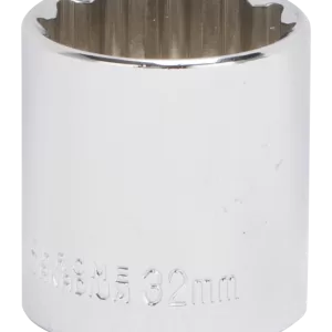 SOCKET MET 12PT 32MM 1/2D
