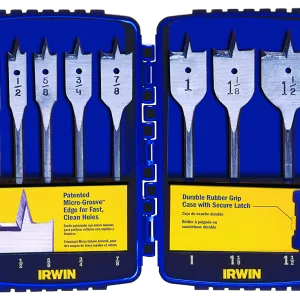 WOOD SPADE BIT SET 8PC