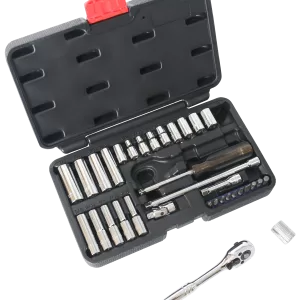 SOCKET SET SAE 35PC 1/4D