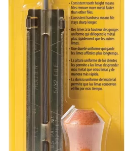 CHAINSAW FILE W/GUIDE 5/32"