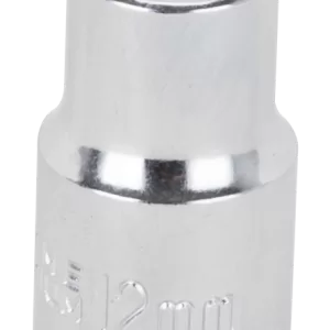 SOCKET MET 12PT 12MM 1/2D