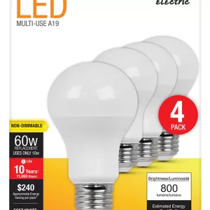 GENERAL PURPOSE 60W SW 4PK