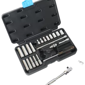SOCKET WRENCH SET MET 24PC