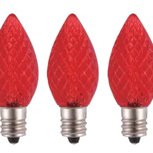 C7 BULB CRYSTAL RED