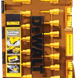 SOCKET SET SAE/MET 17PC 3/8D