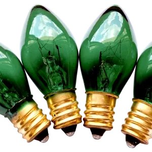 C7 BULB GREEN TRAN EACH