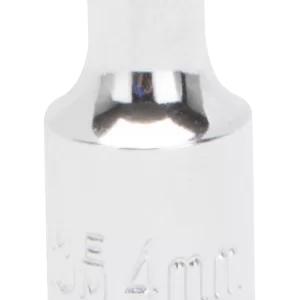 SOCKET MET 6PT 4MM 1/4D