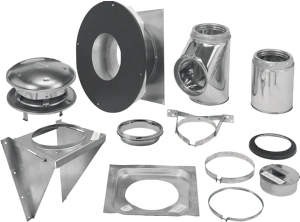 CHIMNEY THRU THE WALL KIT 6"