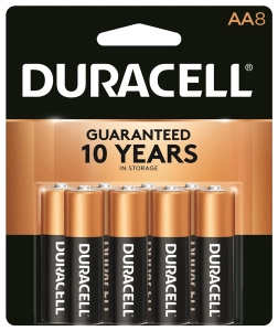 BATTERY AA DURACELL 8PK