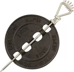 DAMPER CAST IRON 7"