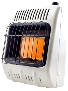 GAS HEATER, 10K DUAL CERAMIC