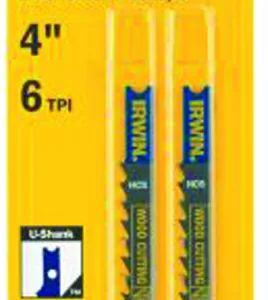 JIGSAW BLADE U 4" 6TPI 2PK