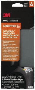SANDPAPER W/D ASSORT 9"