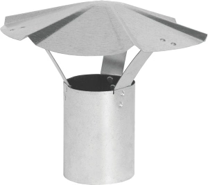ROOF CAP GALV 7"