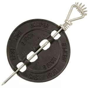DAMPER CAST IRON 6"