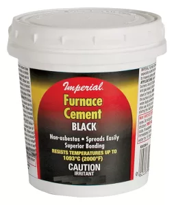 FURNACE CEMENT BLACK 32OZ