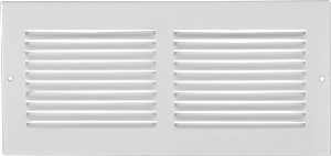 REGISTER SIDEWALL WHT 6X12