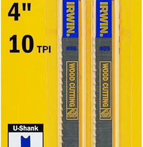 JIGSAW BLADE U 4" 10TPI 2PK