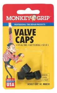 VALVE CAP PLASTIC BLACK