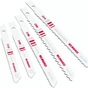 JIGSAW BLADE SET U-SHANK 5PC