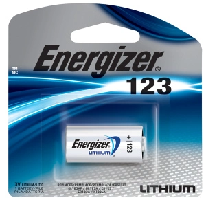 BATTERY 123 ENERGIZER LITH