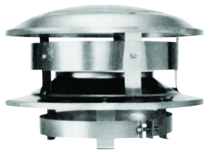 TOP CHIMNEY ROUND DOME 6"
