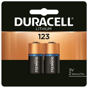 BATTERY 123 DURACELL LITH 2P