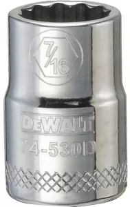 DEEP SOCKET 12P 7/16" 3/8D