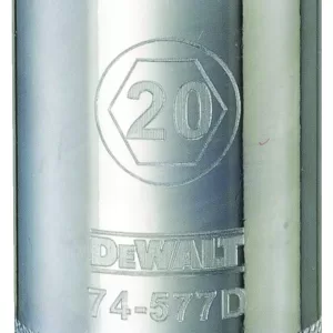 SOCKET MET 12PT 20MM 1/2D