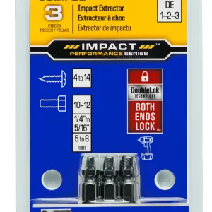 SCREW EXTRACTOR 3PC DBLEND