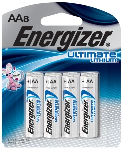 BATTERY AA ENRGZR LITH 8PK