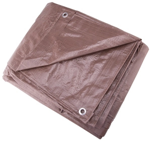 BROWN TARP 8X10 MEDIUM DUTY
