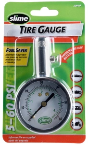 TIRE GAUGE W/VLV 5-60PSI