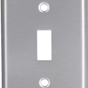 SWITCH PLATE SS 1G